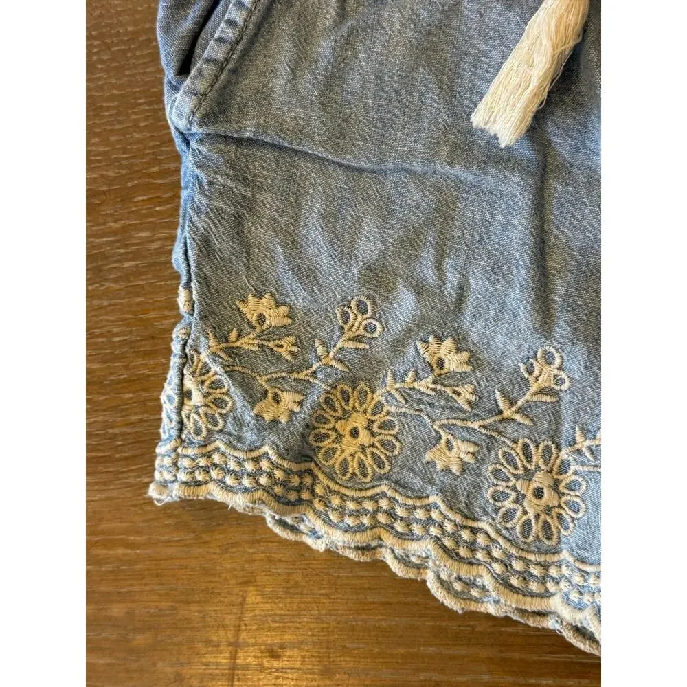 GAP Kids Denim embroidery Shorts Youth girls 5